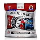 All-Fit Automotive 1.5 Inch Universal Bumper Lip Splitter Kit - Chin Spoiler Protector for Front or Rear - Lips Protect and Cover Lower Bumper for a Dropped Look - Universal Fit - Red