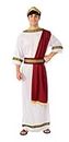 Bristol Novelty Multicolor Greek God Costume for Adult - 1 Set, Perfect for Themed Parties, Historical Role Play & More