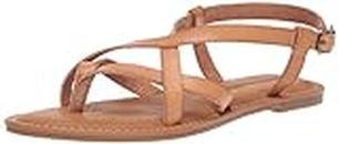 Amazon Essentials Women's Casual Strappy Sandal, Natural, 5 UK