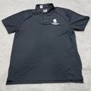 Under Armour Shirt Mens XL Polo Wounded Warrior Project Black Golf Short Sleeve