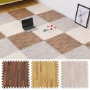 9pcs Interlocking Rugs, Plastics Floor Mats, Solid Color Carpets, Exercise Play Mats Used For Protecting Floor Tiles, For Room Decor Home Decor Indoor Decor