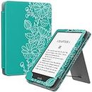MoKo Case for 6.8" Kindle Paperwhite (11th Generation-2021) and Kindle Paperwhite Signature Edition, Slim PU Shell Cover Case with Auto-Wake/Sleep for Kindle Paperwhite 2021 E-Reader, Line Drawings