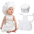 BabyMoon Chef | New Born Baby Photography Shoot Props | Costume | White