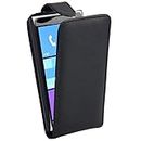 JIANGNIAU Phone Cover Vertical Flip Leather Case for Nokia Lumia 1020 (Black) (Color : Black)