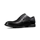 Clarks Herren Ronnie Walk shoes, Schwarz Black Leather, 44 EU