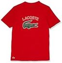 Lacoste Men's Vintage Croc Performance T-Shirt, Red, Medium