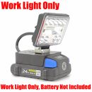 1x LED Work Light Fit Kobalt 24v Li-Ion Battery(2280LM)-w/Low Voltage Protection