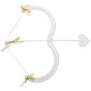 STOBOK 1 Set Cupid Bow and Arrow Photo Booth Prop Cupid Dress up Valentines Day Costume Accessory Valentine Party Decor Angels Bow and Cupid Heart Bow Cloth Wedding Miss White Bow Tie