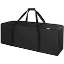 COOLBEBE 36" Sports Duffle Bag - 100L Large Travel Duffel Luggage Bag with Upgrade Zipper, Sturdy & Water Resistant, Black