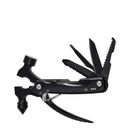 Multitool Black with Safety Hammer Easy Portable Pocket Size Camping Hiking Home