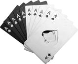10Pcs Ace of Spades Bottle Openers, Poker Card Bottle Openers