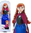 Mattel Disney Frozen Anna Fashion Doll & Accessory, Signature Look, Toy Inspired by the Movie Disney Frozen