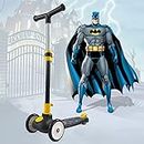 NHR Batman Scooter for Kids,Scooter,Scooty,Kids Scooter,Scooter for Kids 6+Years,Smart Kick Scooter with Adjustable Height N Foldable Scooter for Kids (Capacity 45Kg |Black)