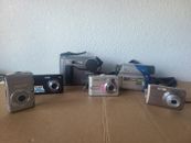 Lot Of Digital Cameras. Canon Nikon Vivitar Sony JVC