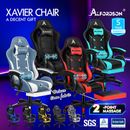 ALFORDSON Gaming Office Chair Racing Massage Leather Computer Seat Footrest