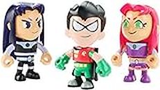 Teen Titans Go! Mini Blackfire, Starfire & Robin Exclusive Figures, 3-Pack