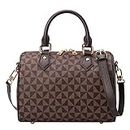 Lacel Urwebin Top Handle Bags for Women Fahsionable Designer Crossbody Purse Large Cute Satchel Handbag, Brown