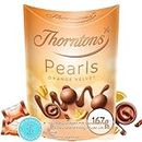 Thorntons Pearls Orange Velvet Chocolate Box 167g - A Citrus Twist on Luxury Chocolates, Ideal for All Occasions