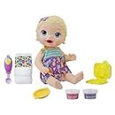 Baby Alive Super Snacks Snackin’ Lily Baby: Blonde Baby Doll That Eats, with Reusable Baby Alive Doll Food, Spoon and 3 Accessories, Perfect Doll for 3 Year Old Girls and Boys and Up
