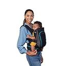 Infantino Carry On Multi-Pocket Carrier - All-Positions, Black, Ergonomic Design for Newborns and Toddlers, 8-40 lbs. with Forward-Facing, in-Facing and Backpack Positions Plus 6 Storage Pockets