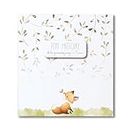 Livre de naissance petit renard et amis - Journal pour première année et petite enfance de luxe, Jusqu'à 5 ans, Livre de bébé français.