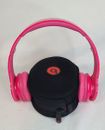 Beats Dr Dre Solo2 Wired On Headphones B0518 PINK Cord TESTED With Case 