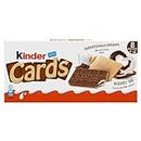 Kinder Cards Surprisingly Creamy Crispy Wafer With Milky and Cocoa 8 Biscuits Incredibly Thin 102.4g (UK) Each Individually Wrapped