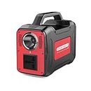 SR Portables 130W Power Station Generator Perfect for Camping, Road Trips, Emergency Power, and More 2 USB A, 1 DC, and 1 AC Port, 1.5W inbuilt LED Torch Light & 5W inbuilt LED Lamp (Thia Red)
