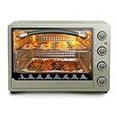 Mini Oven | 40 L | Toaster Oven | Electric Oven | Convection Oven | Double Glass Door | Removable Crumb Tray | Interior Lighting | 3D Recirculation | 1650 Watts,delicious