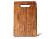Vesta Homes Wooden Chopping Board, Cutting Board, Serving Tray for Kitchen Vegetables, Fruits & Cheese | Natural Acacia Wood | 33x21.5x1.5 cms| Handmade (Evo Board)