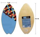 Wham-O Skim Board Wooden Surfing Water Body Boogie Board 35x20