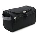 Xelvix Travel 13 Cms Toiletry Kit Bag Cosmetic Organizer Makeup Pouch for Women and Girls Travel Pouch Ladies Case Travelling Storage Inner Ware Up Brush Kit Holder Men (Black)