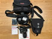Digital SLR BUNDLE Pentax K2000    3 Lenses Tamron SP AF 10-24mm and Carry Cases
