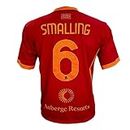 3R SPORT SRL Ma/Ro2324/Home/Smalling Camiseta de fútbol, Rojo, 10 años para Niños