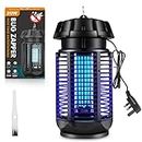 LIUNOVIP Mosquito Killer Lamp, 20W UV Light Electric Bug Zapper, 360° Indoor/Outdoor Electric Fly Killer Fly Catcher, 900 Sq Ft Coverage, Easy to Clean, Mosquito Killer for Bedroom Kitchen Backyard