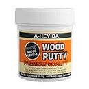 A-HEYIDA Wood Filler - White Wood Putty for Trim, 9.87 Ounce Wood Filler Repair Putty Paintable & Stainable, Restore Wood Cracks and Holes on Laminate Hardwood Vinyl Floor Furniture