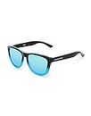 Hawkers Unisex Fashion Sunglasses, Black to blue, 50 US