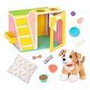 Glitter Girls Playset & Peluche Cucciolo Chihuahua Dog House with Pup Accessory Set, Multicolore, 062243450554