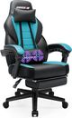 Gaming Chairs Footrest Ergonomic Video Game Chairs Adults Big Tall 400lb Weight