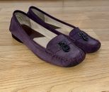 MICHAEL KORS Suede Purple Flats/ballerina shoes For Women Size 8,5
