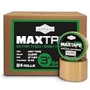 Matman Mat Tape 3 Inch 8mil Case - Clear, Strong, and Durable Vinyl Tape for Wrestling Mats, Exercise Mats, and Gym Floors