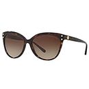 Michael Kors Women's Jan MK2045 55mm Dark Tortoise Acetate/Brown Gradient Sunglasses
