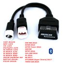 Yamaha 3 e 4 pin OBD2 scanner codice guasto strumento diagnostico moto Bluetooth