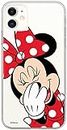ERT GROUP mobile phone case for Apple Iphone 6/6S original and officially Licensed Disney pattern Minnie 006 optimally adapted to the shape of the mobile phone, partially transparent
