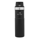 STANLEY Classic Trigger Action Travel Mug 20 oz–Leak Proof + Packable Hot & Cold Thermos–Double Wall Vacuum Insulated Tumbler for Coffee, Tea & Drinks–BPA Free Stainless-Steel Travel Cup, Matte Black
