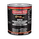 Custom Shop Premium Gray Self Etching Primer, 1 Gallon - Ready to Spray Paint, Excellent Adhesion to Bare Metal, Steel, Aluminum, Fiberglass - Use on Automotive Car Parts, OEM Industrial Coating