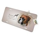 GRAPHICS & MORE Boxer Dog Breed Novelty Metal Vanity Tag License Plate