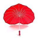 UNIq SHARKK UMB Red Nylon Heart Shape Umbrella