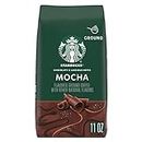 STARBUCKS GROUND MOCHA FLAVORED COFFEE 11 oz. (1 Pack)