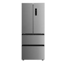 electriQ 391 Litre French Style American Fridge Freezer - Stainless St eiQFD70FF